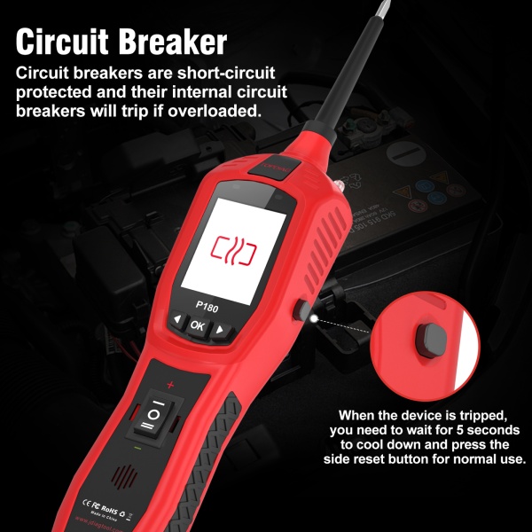 P180 Circuit tester  with Broken Wire Finder